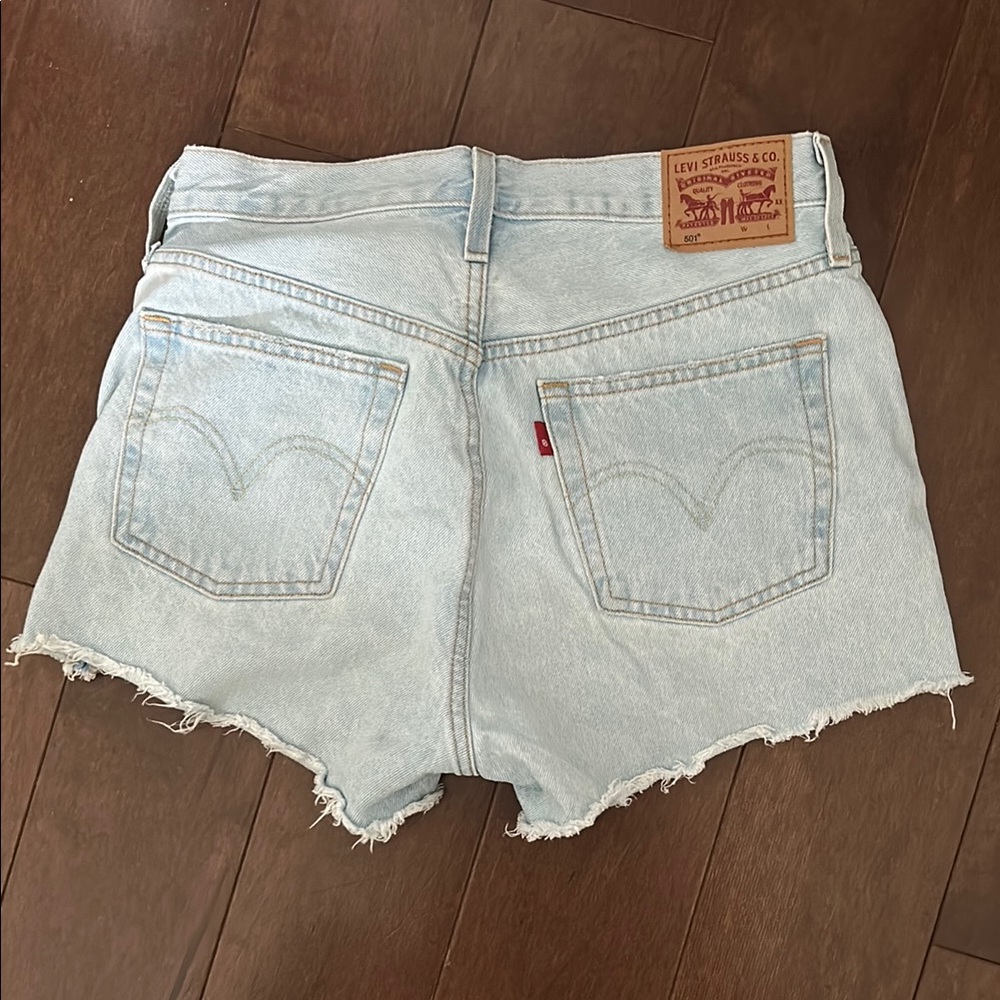 Levi's Women's Light Blue Denim Shorts